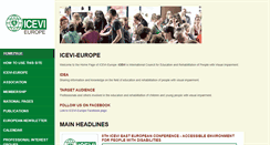 Desktop Screenshot of icevi-europe.org